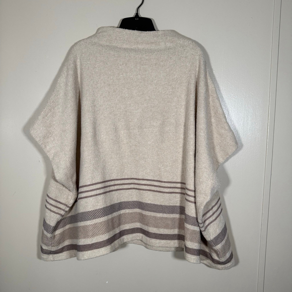 Faherty Women’s Park City Boho Pullover Poncho Sundance Large/XL - Picture 3 of 7